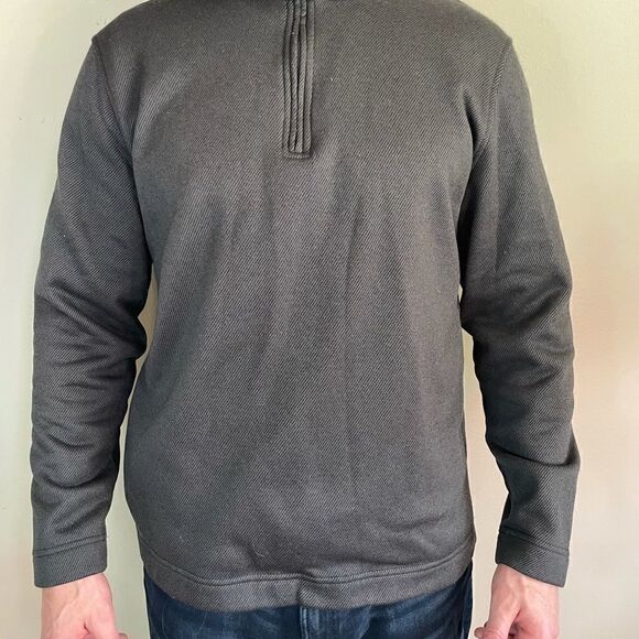 Van Heusen Men’s Gray Pullover 1/4 Zip Athletic Top (Size: Medium) - Picture 13 of 14